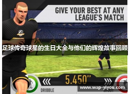 足球传奇球星的生日大全与他们的辉煌故事回顾